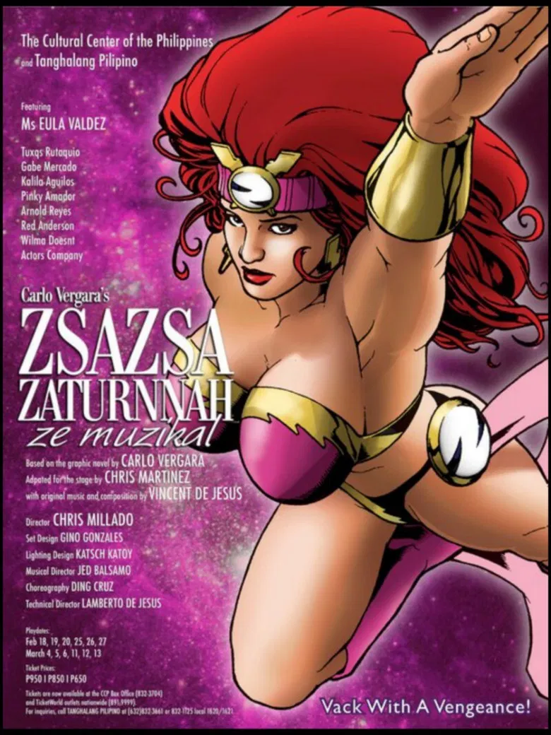 ZsaZsa Zaturnah poster background