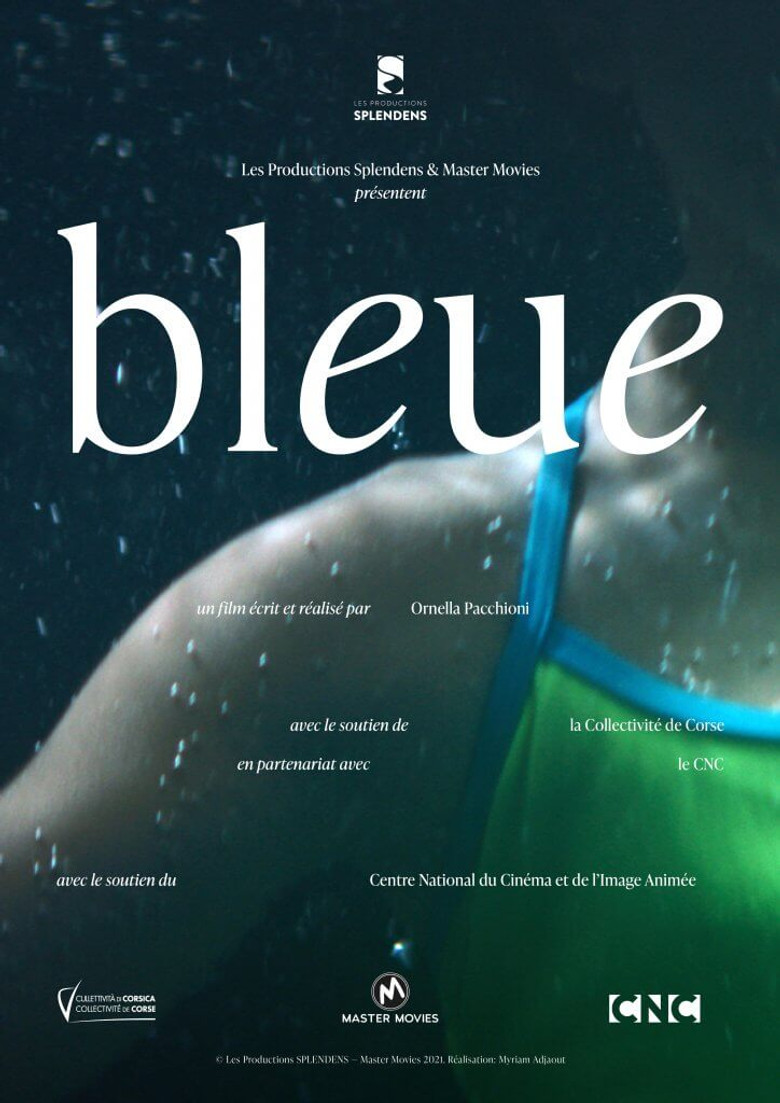 Bleue poster background
