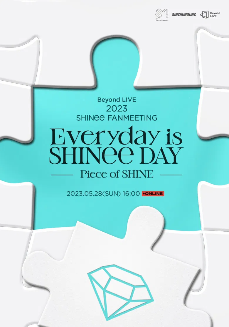 2023 SHINee FANMEETING ‘Everyday is SHINee DAY’ : [Piece of SHINE] poster background