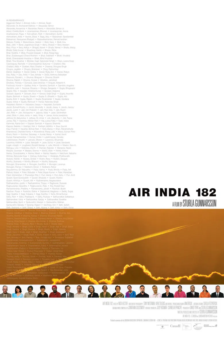 Air India 182 poster background