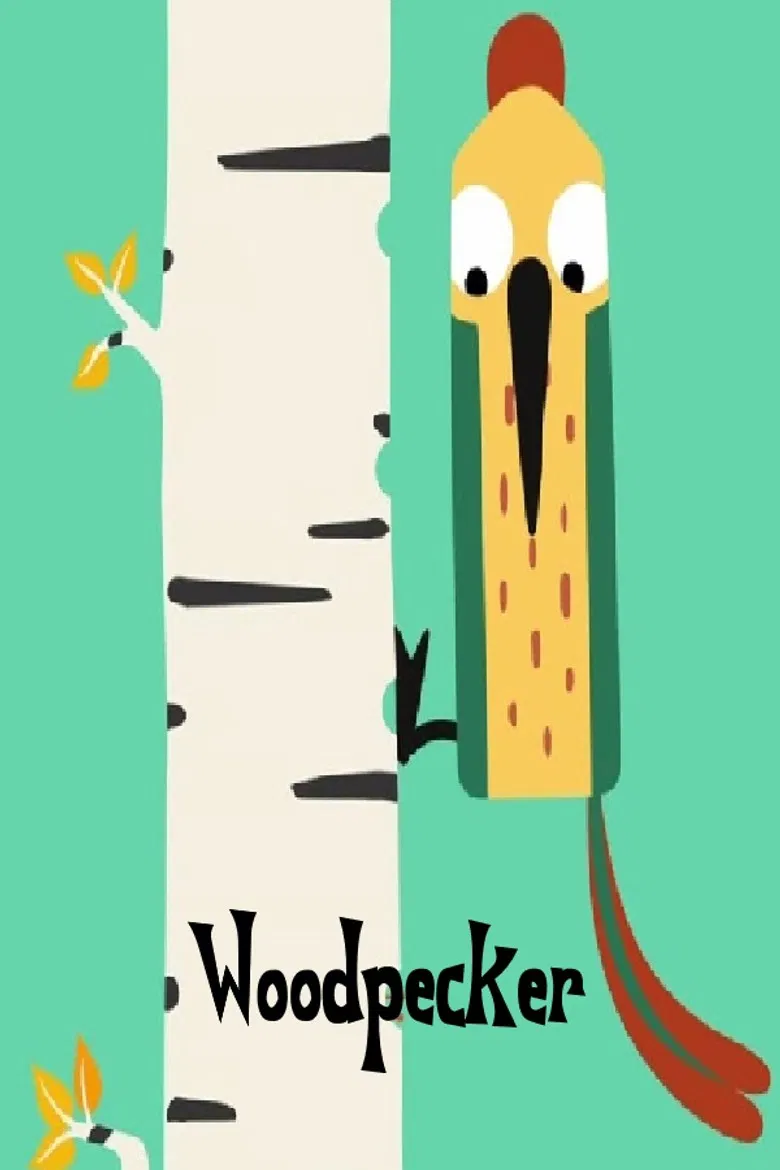 Woodpecker poster background