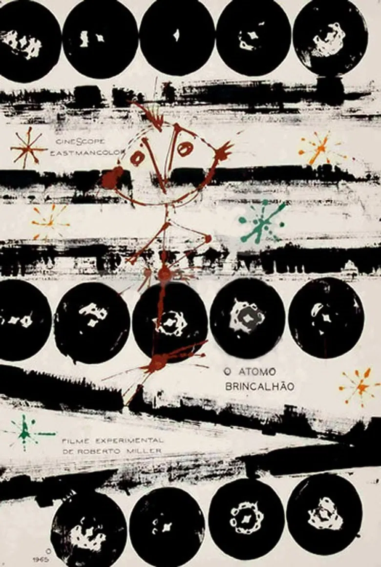 Playful Atom poster background