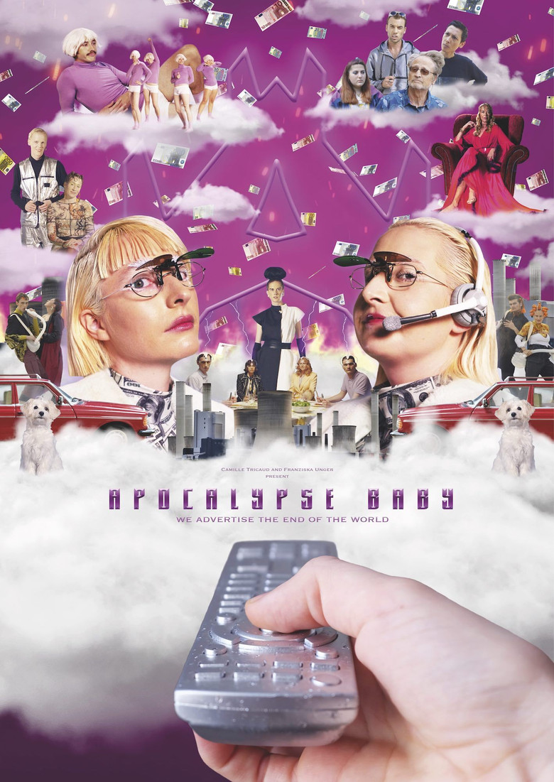 Apocalypse Baby, We Advertise the End of the World poster background