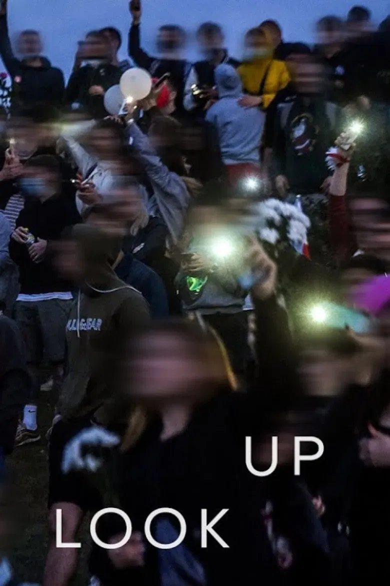 Please Look Up poster background