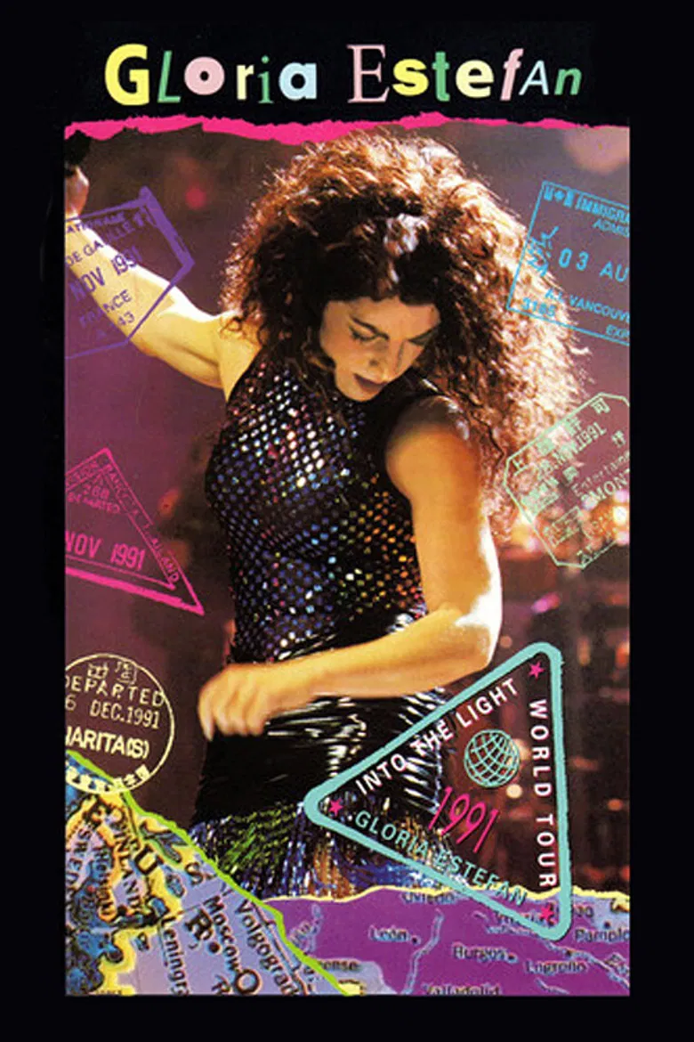 Gloria Estefan – Into the Light World Tour poster background