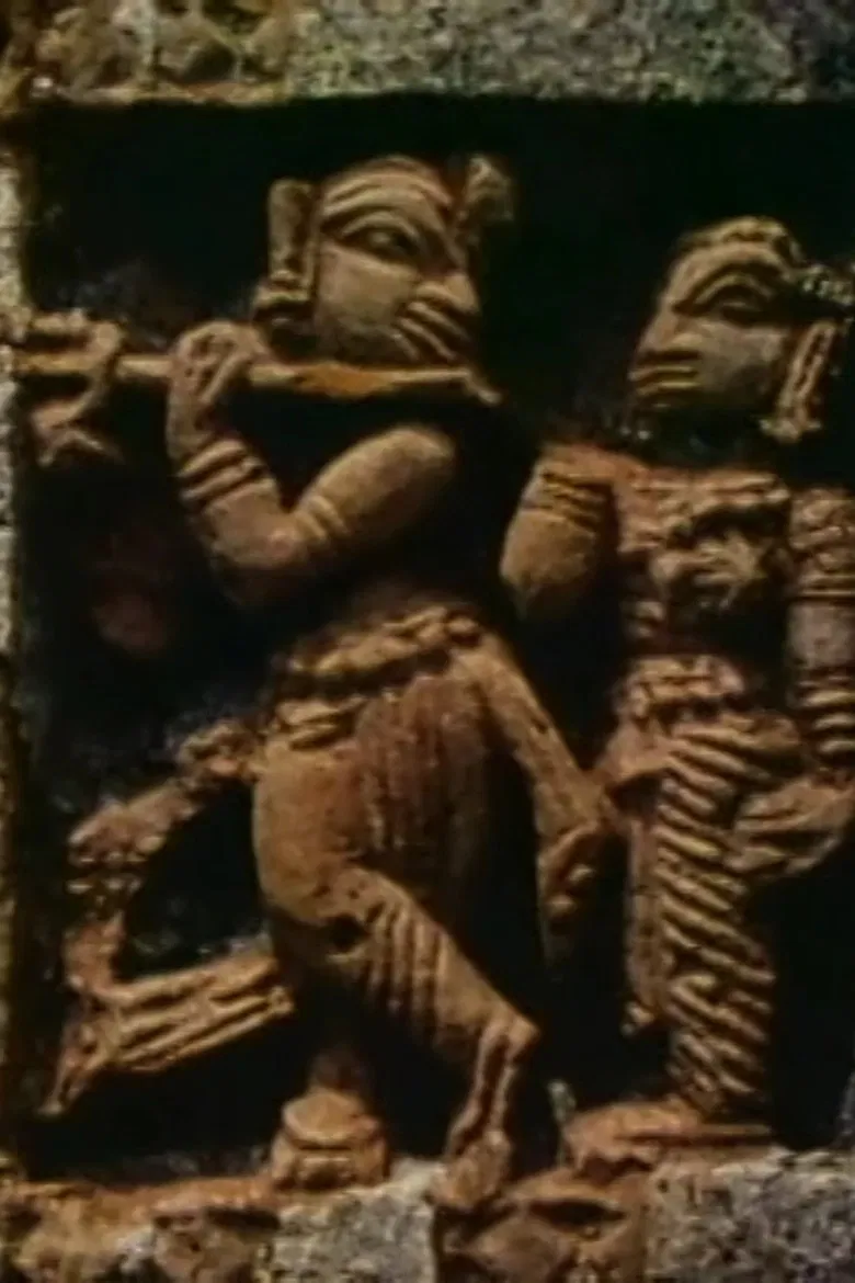 Loving Krishna poster background