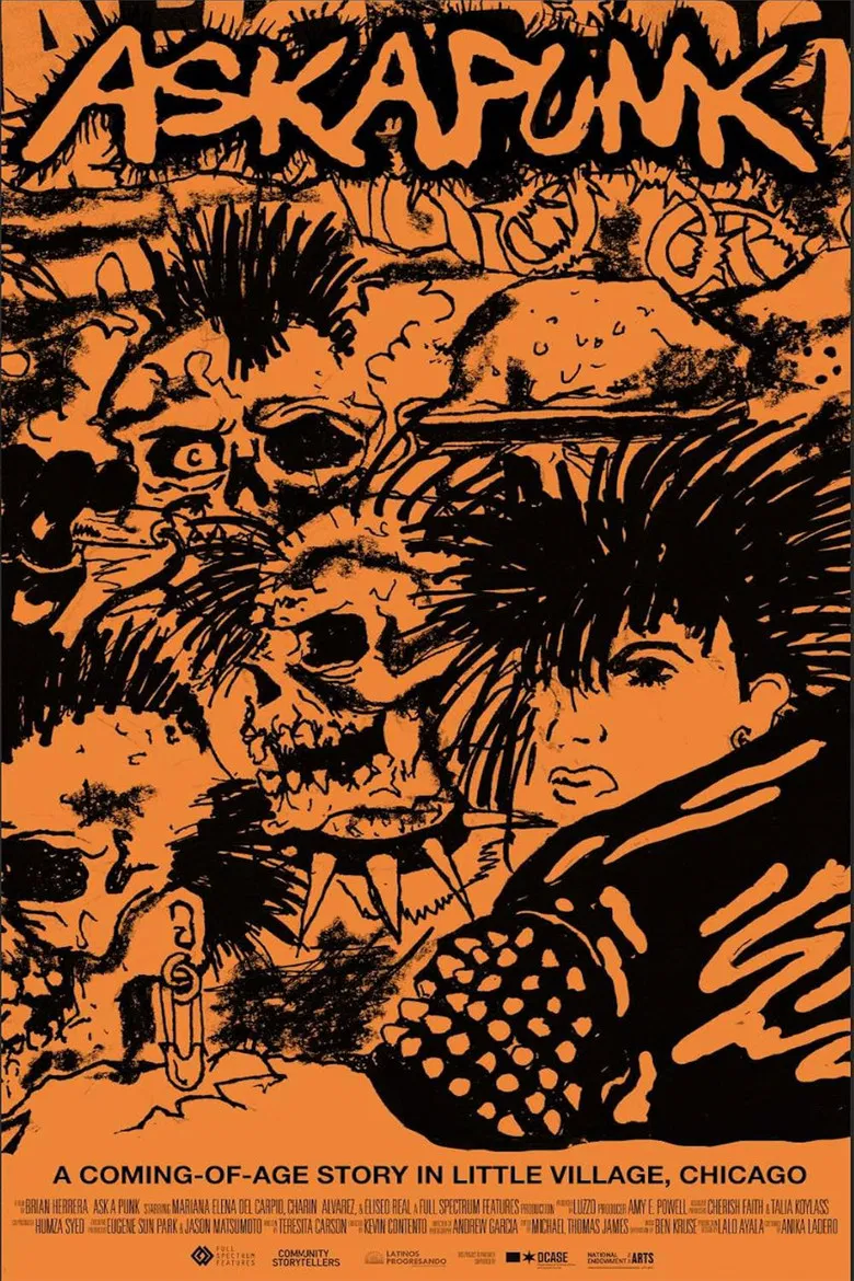 Ask A Punk poster background