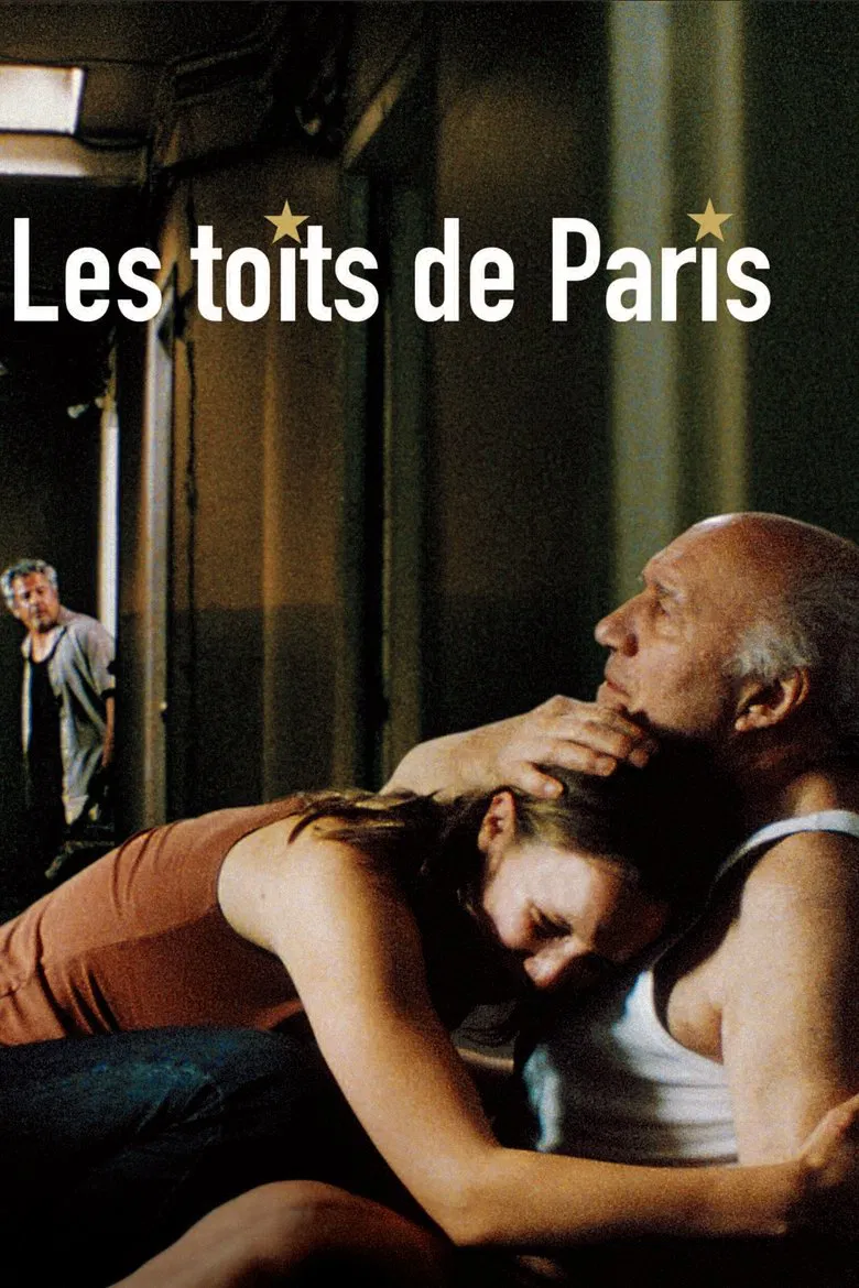 Beneath the Rooftops of Paris poster background