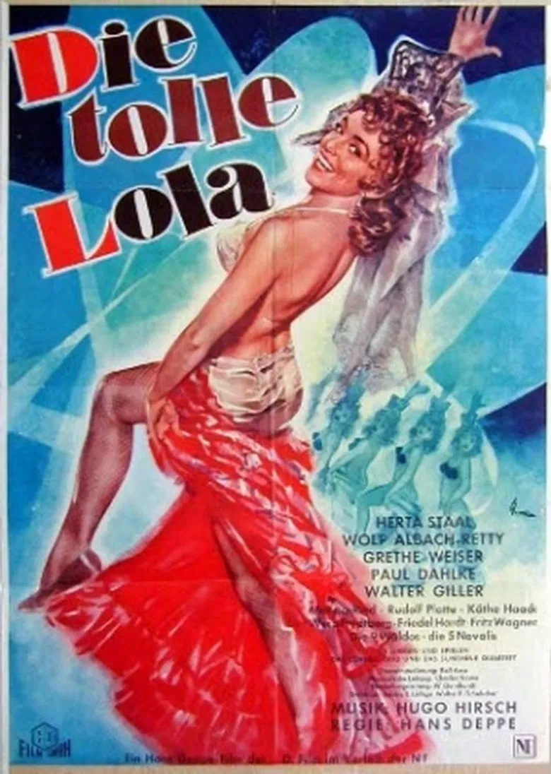 Die tolle Lola poster background