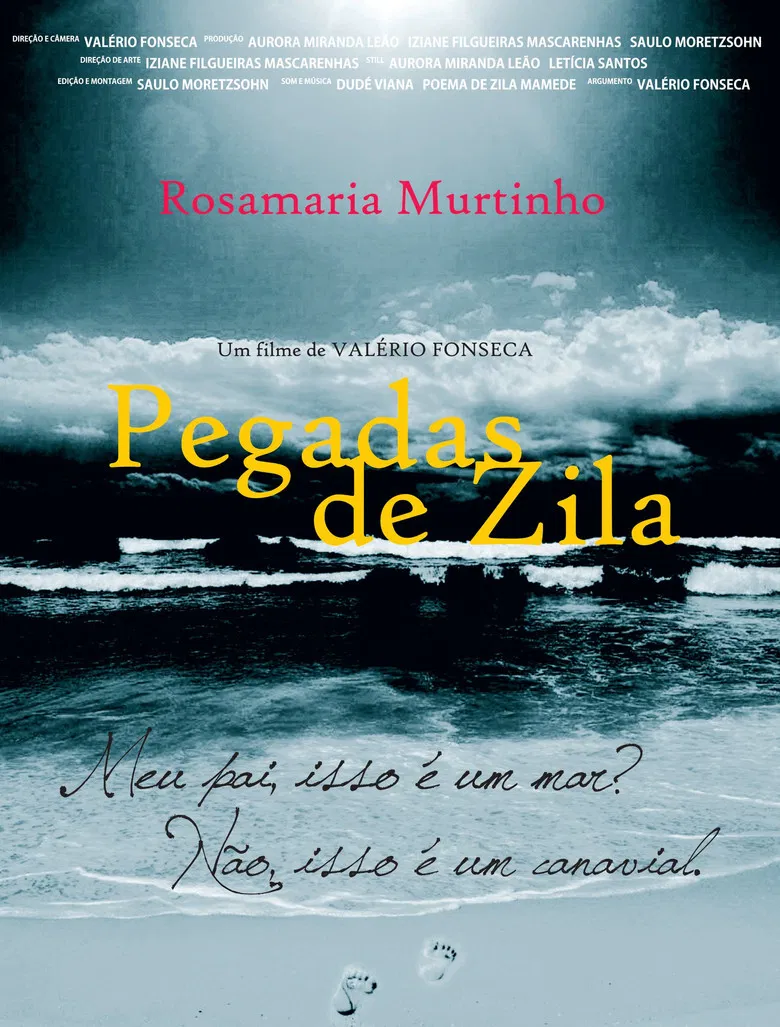 Pegadas de zila poster background