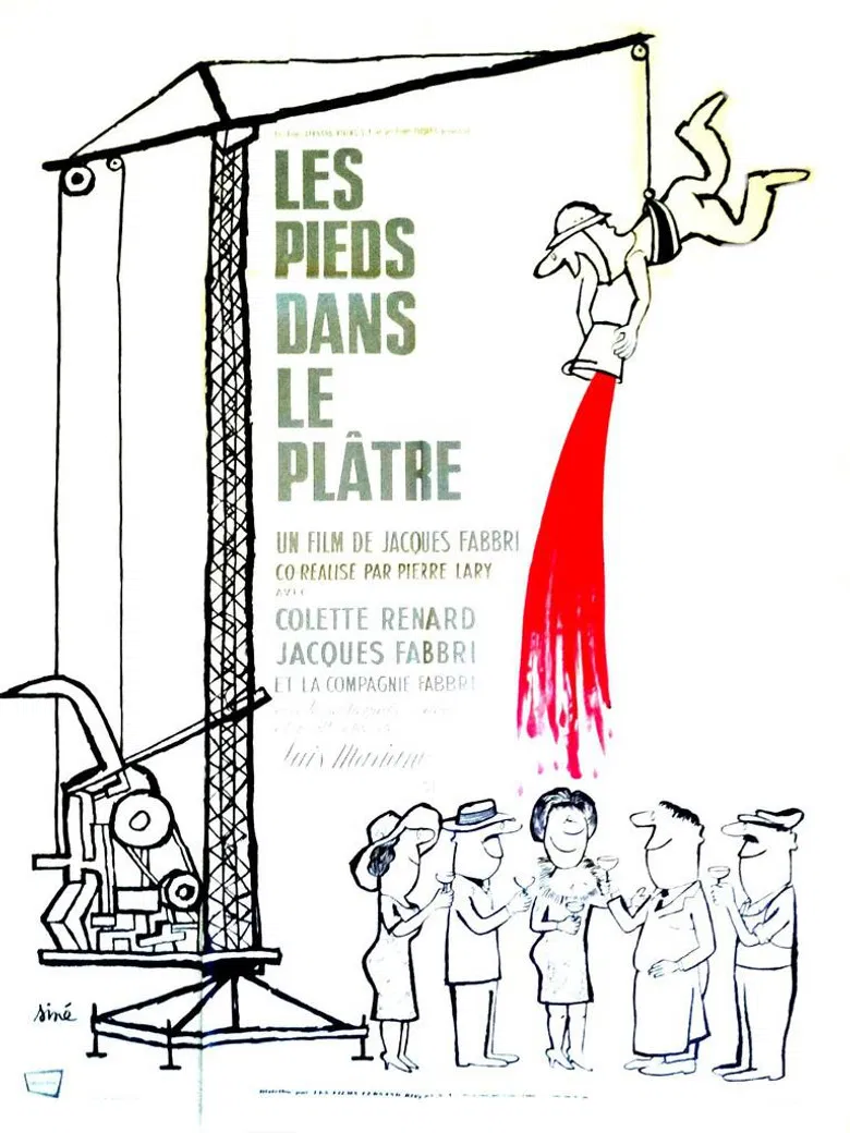 Les pieds dans le plâtre poster background