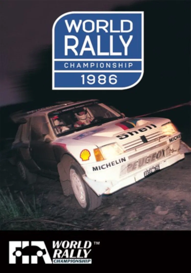 WRC 1986 - FIA World Rally Championship poster background