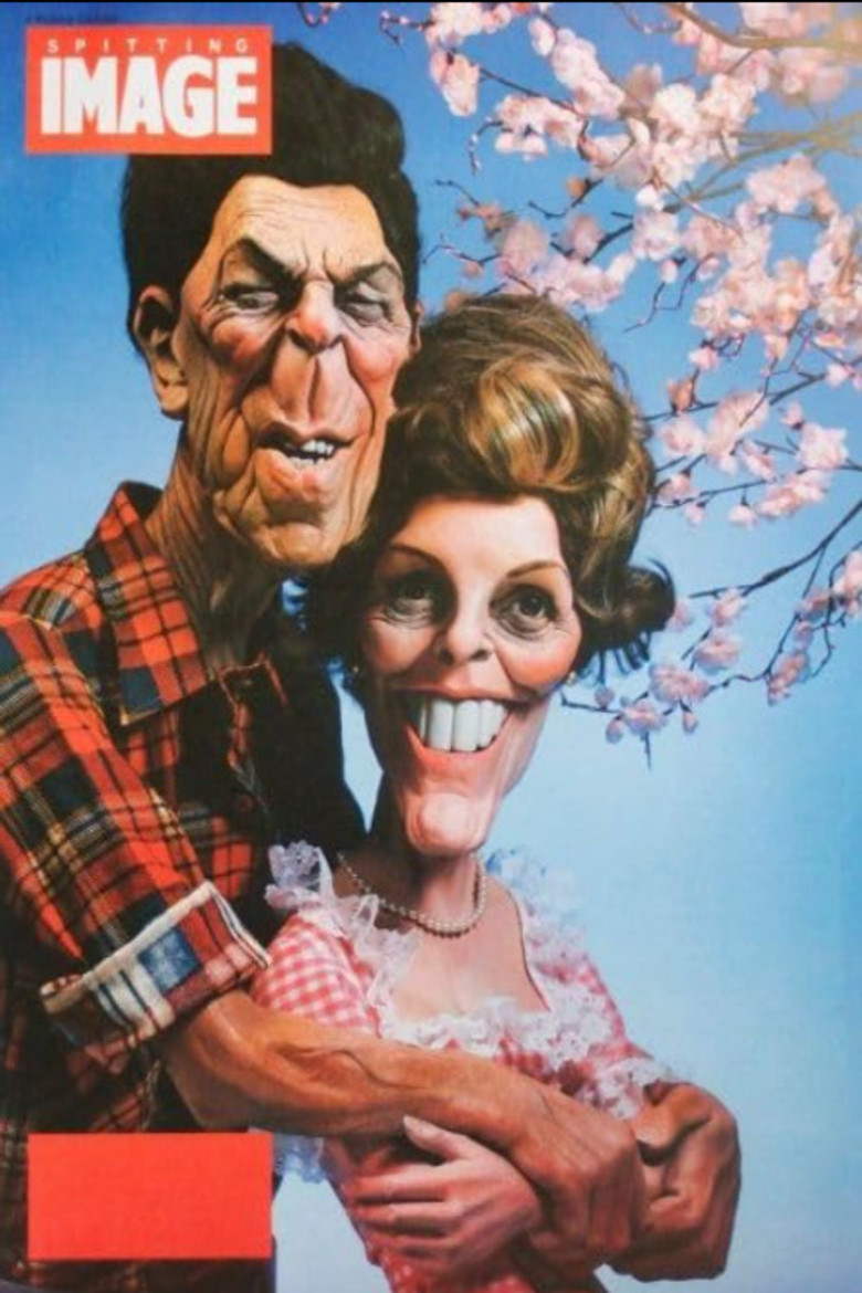 Spitting Image: The Ronnie & Nancy Show poster background