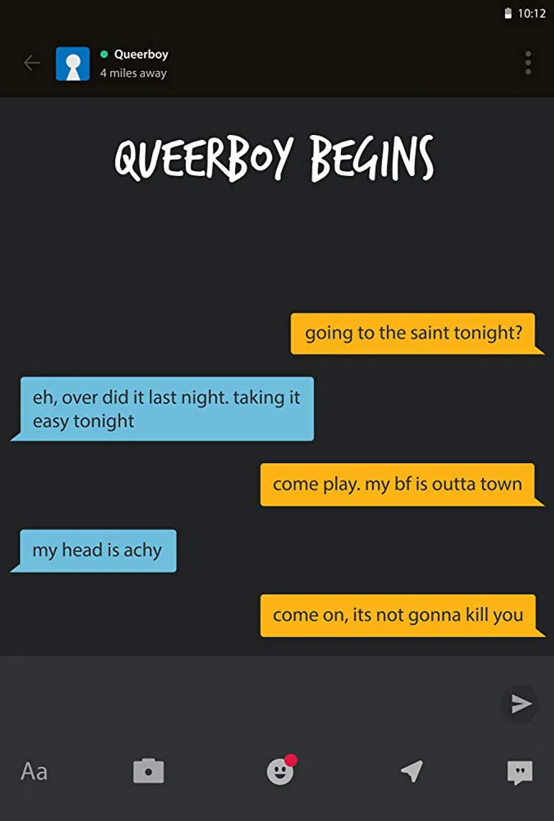 QueerBoy Begins poster background
