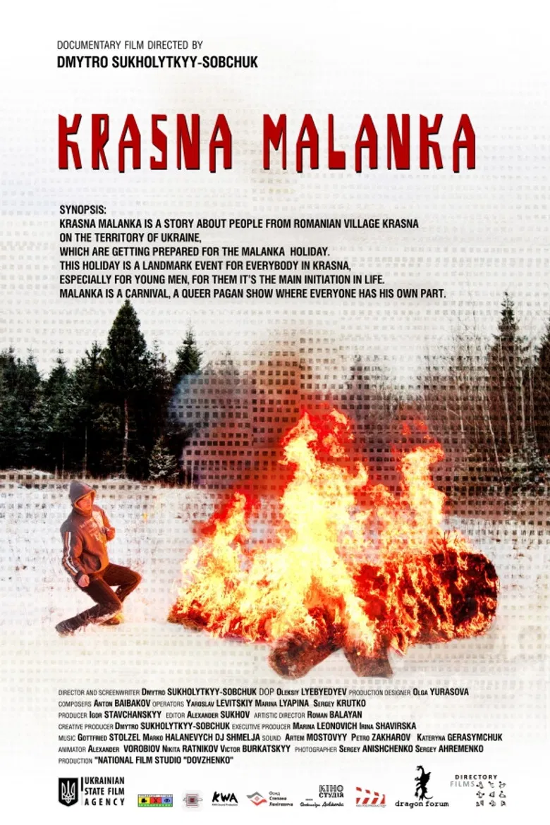 Krasna Malanka poster background