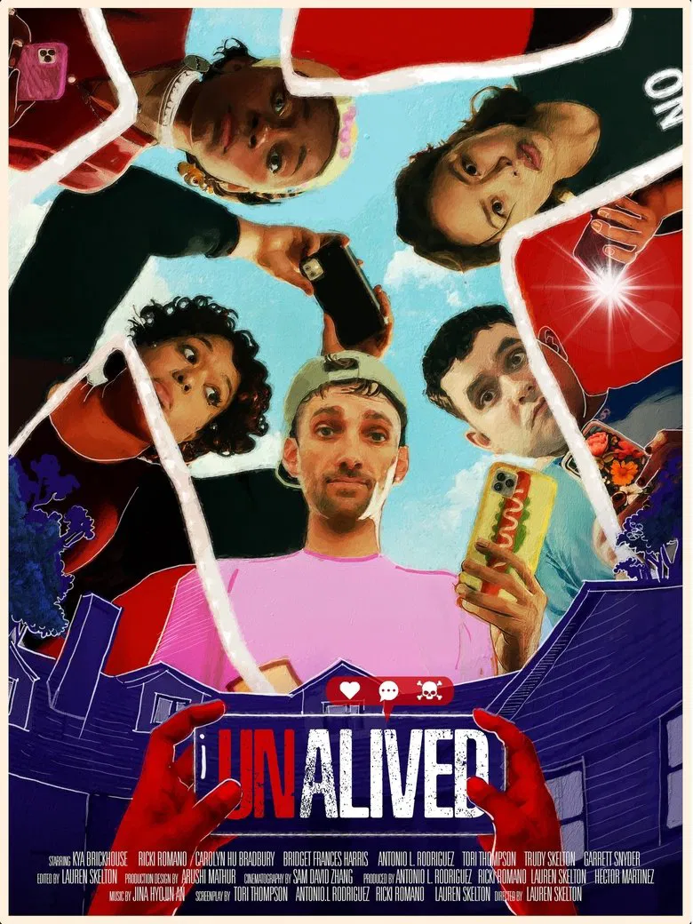 UNALIVED poster background