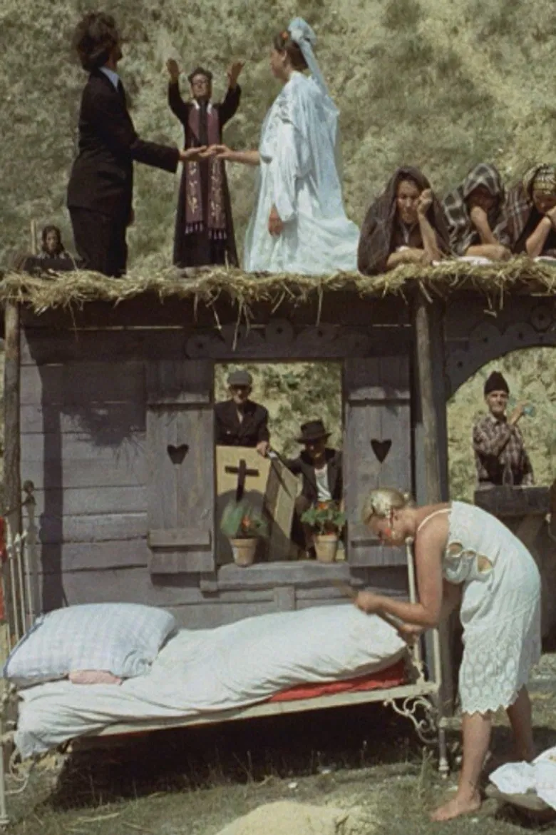 The Gal and the Fiend poster background