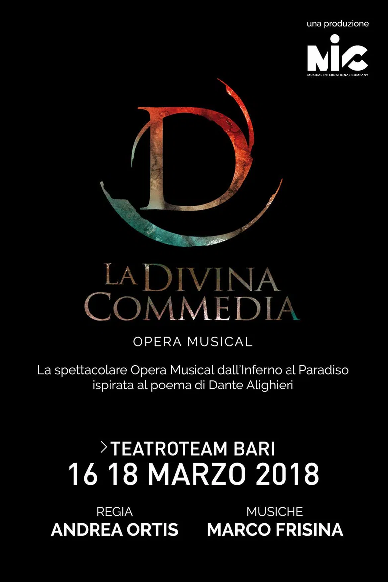 La Divina Commedia Opera Musical poster background