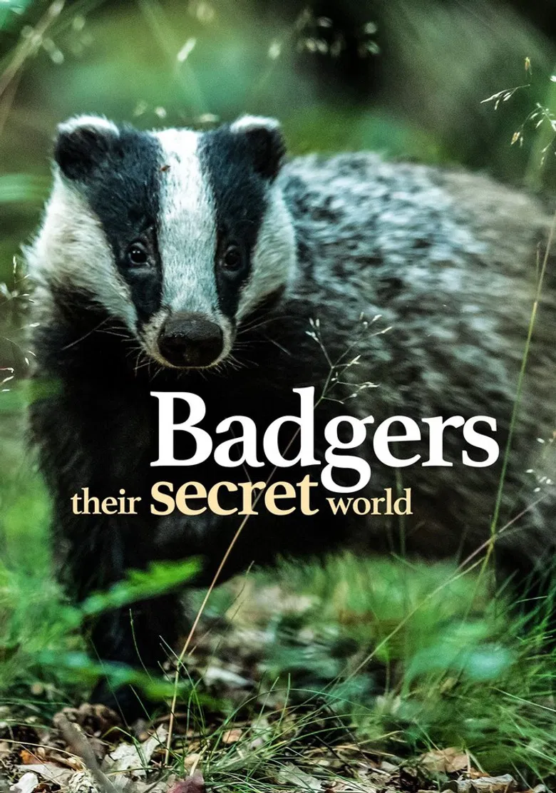 Badgers: Their Secret World poster background