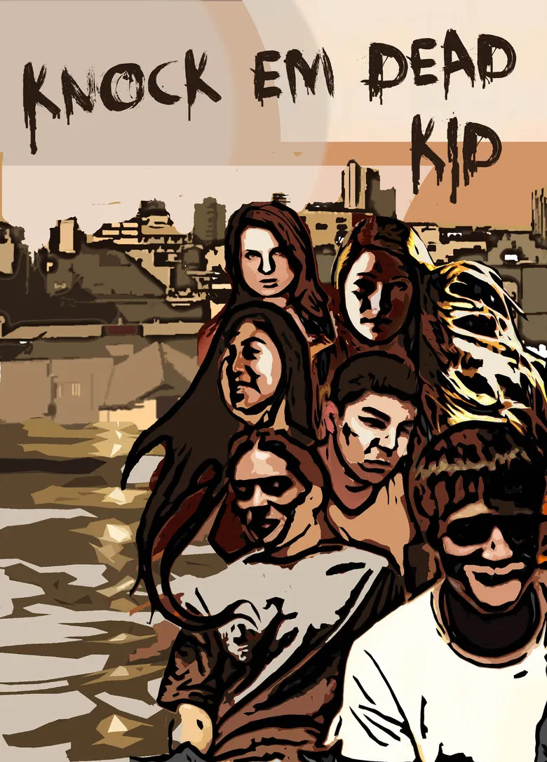 Knock 'Em Dead, Kid poster background