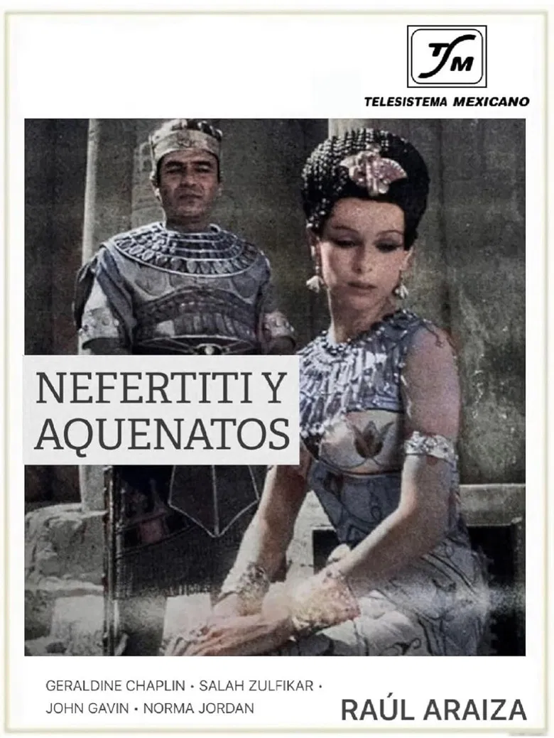 Nefertiti and Akhenaten poster background