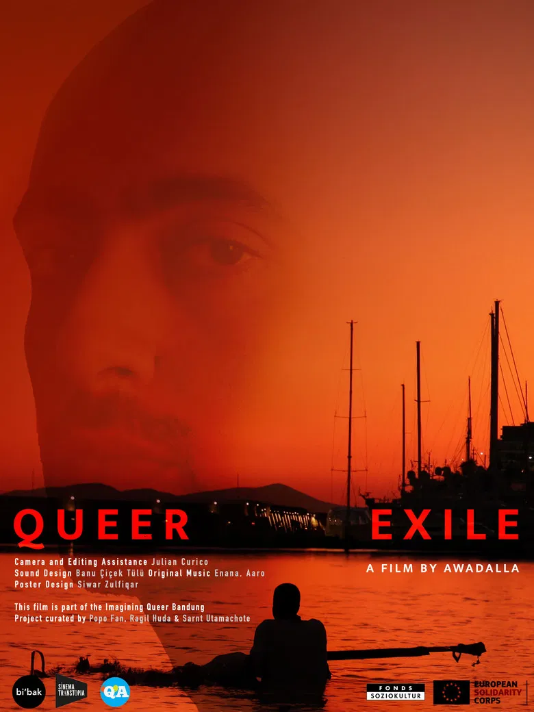 Queer Exile poster background
