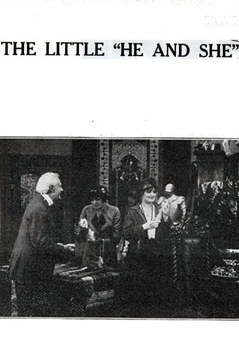 The Little 'He and She' poster background