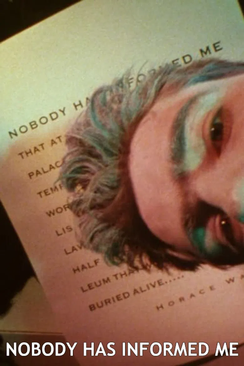 Nobody Had Informed Me poster background