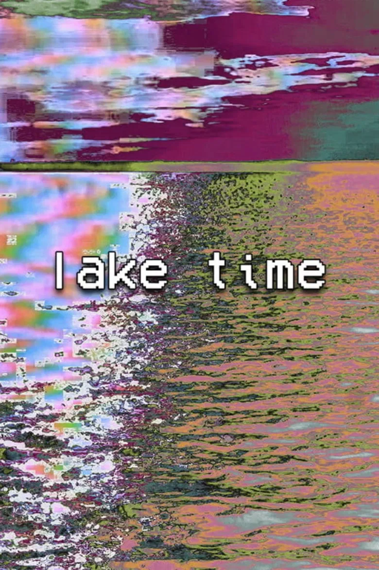 Lake time poster background