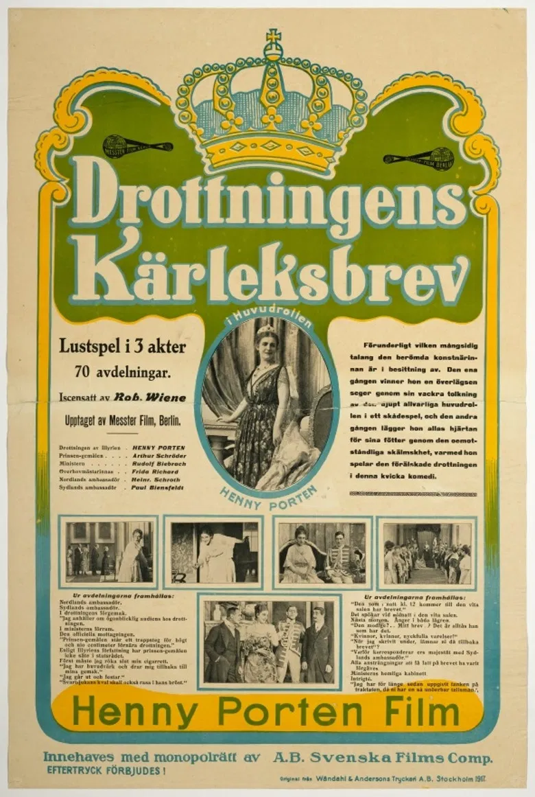 Der Liebesbrief der Königin poster background