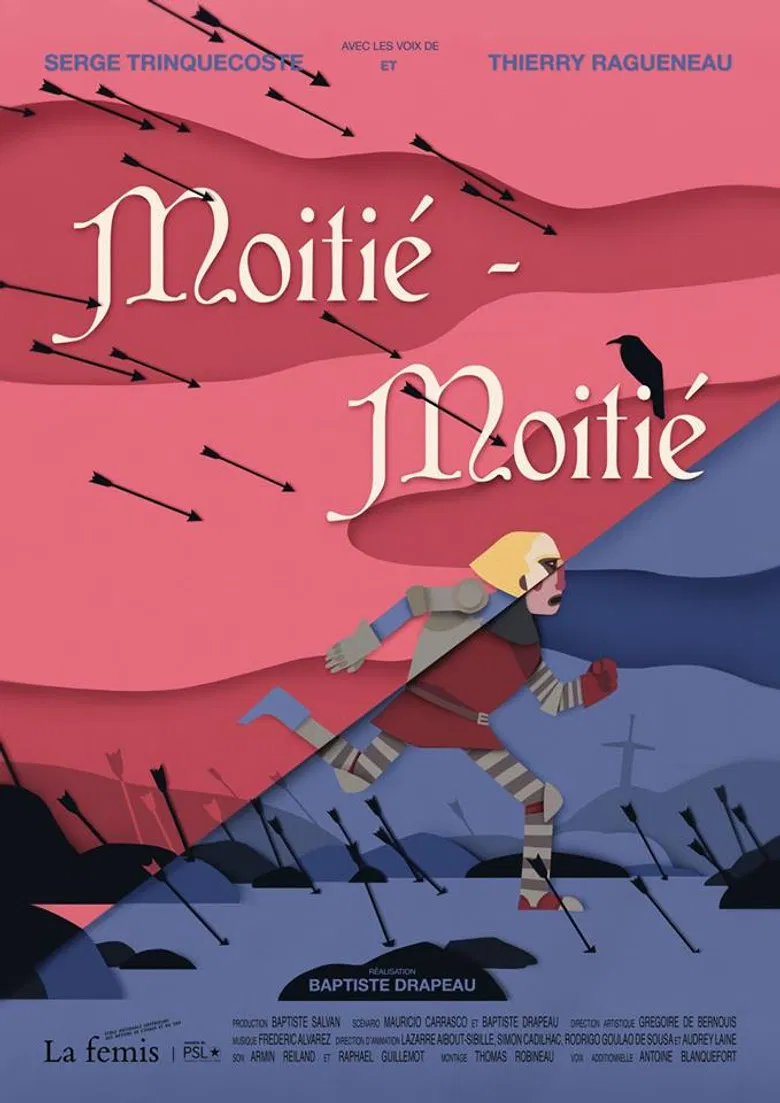 Moitié-moitié poster background