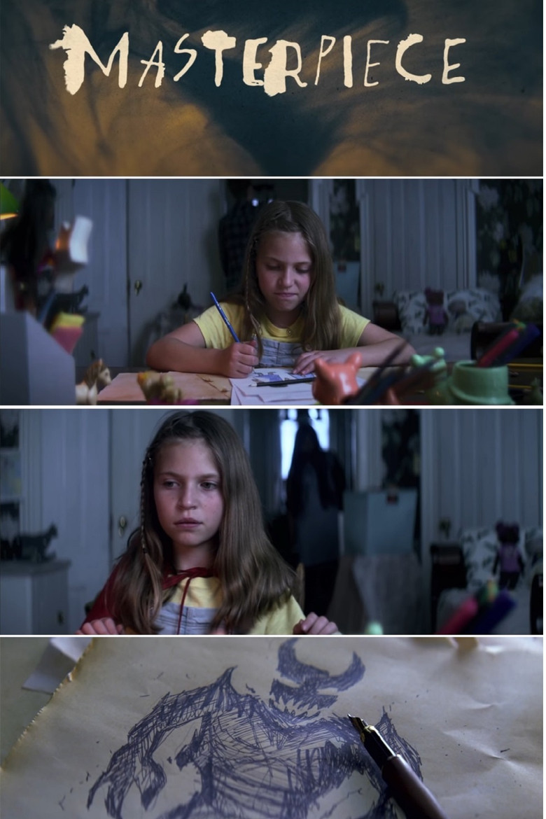 Masterpiece poster background