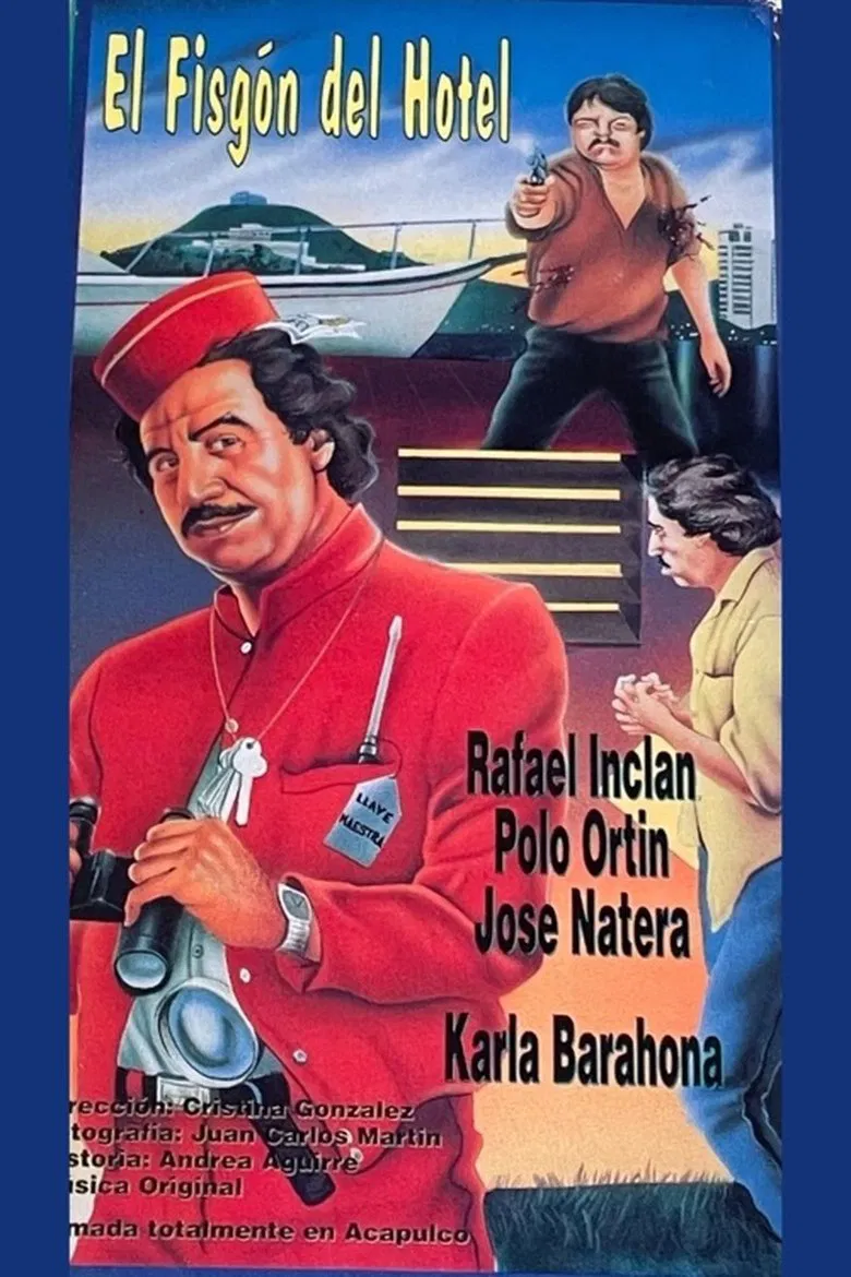 El fisgón del hotel poster background