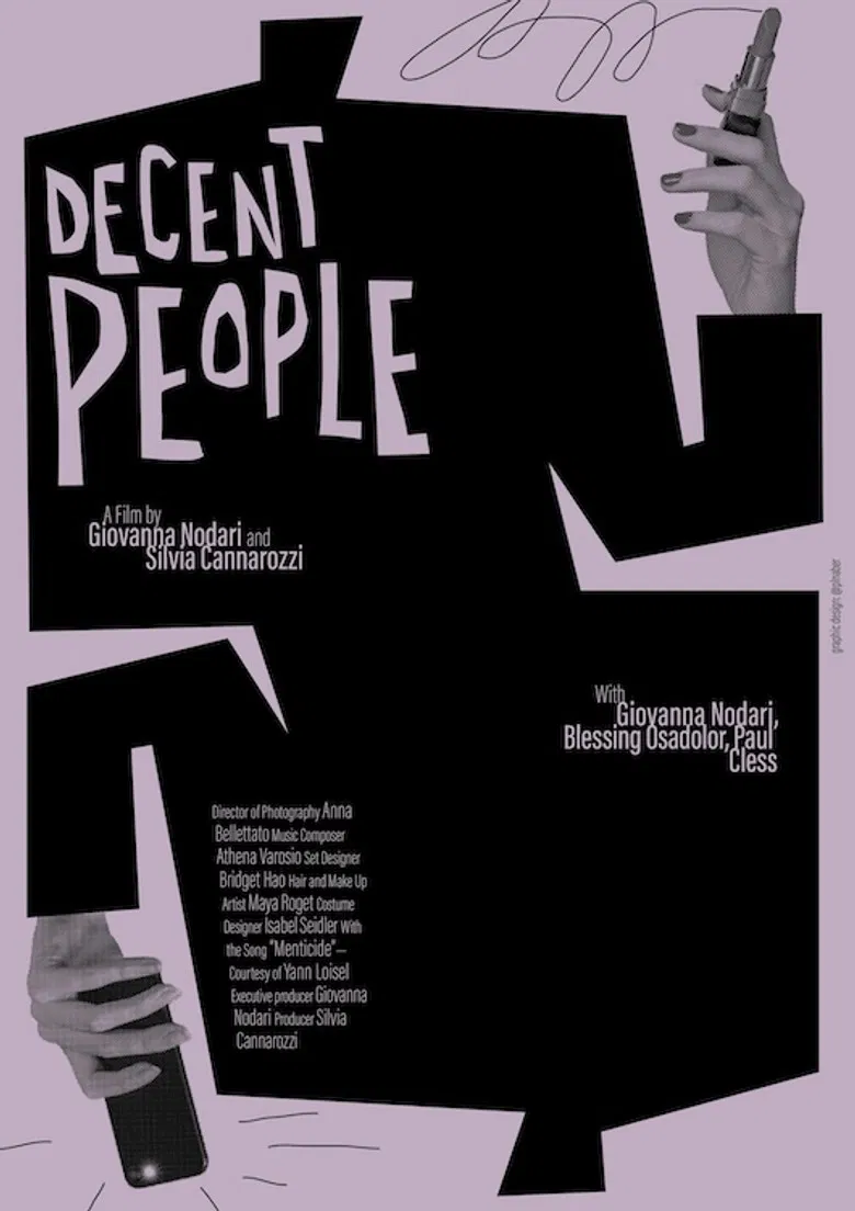 Decent People poster background