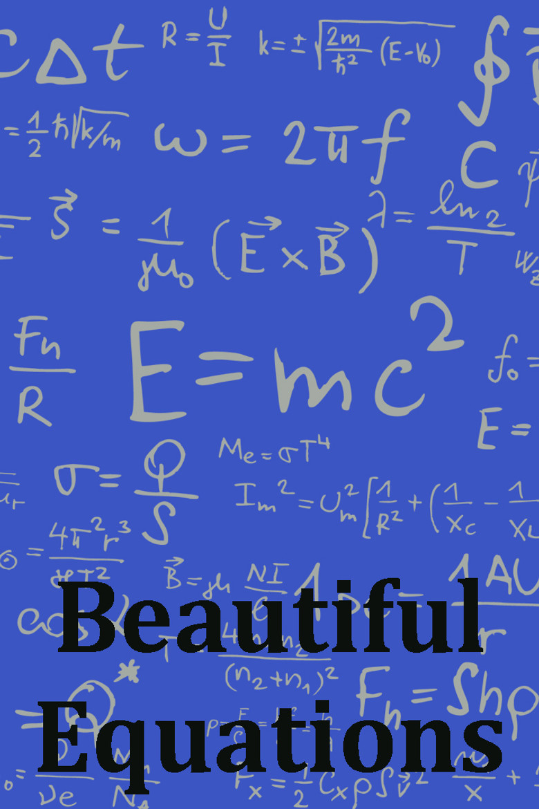 Beautiful Equations poster background