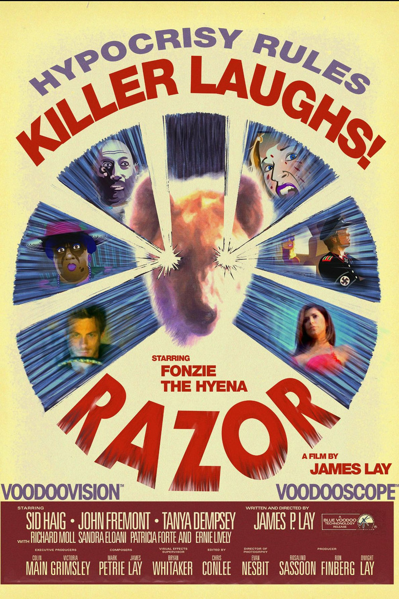 Razor poster background