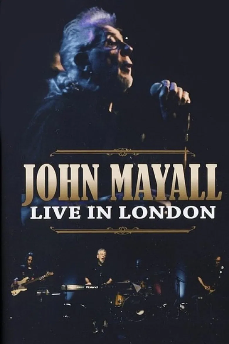 John Mayall - Live in London poster background