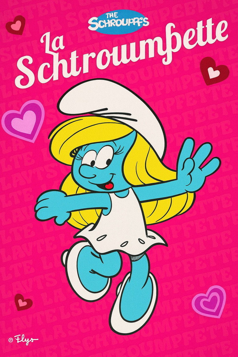 La Schtroumpfette poster background