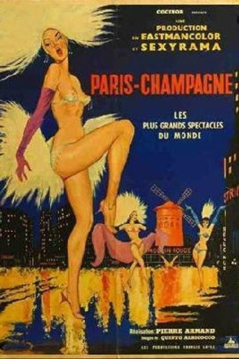 Paris champagne poster background