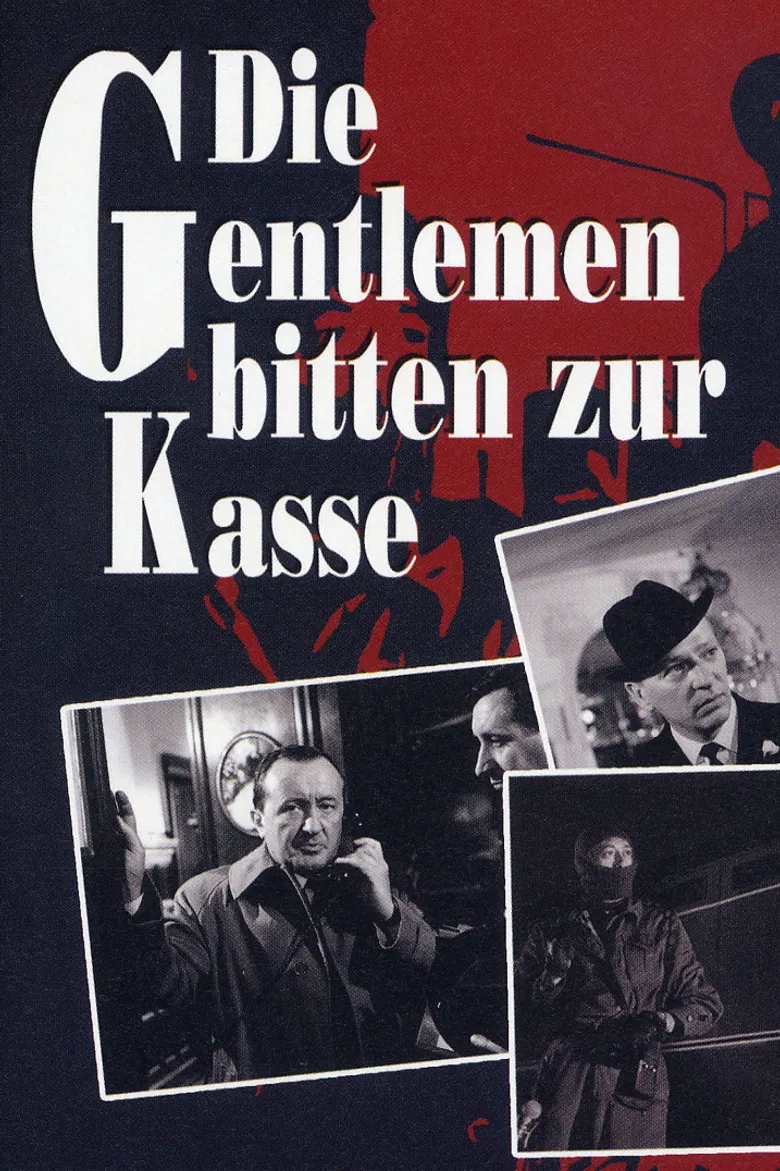 Die Gentlemen bitten zur Kasse poster background
