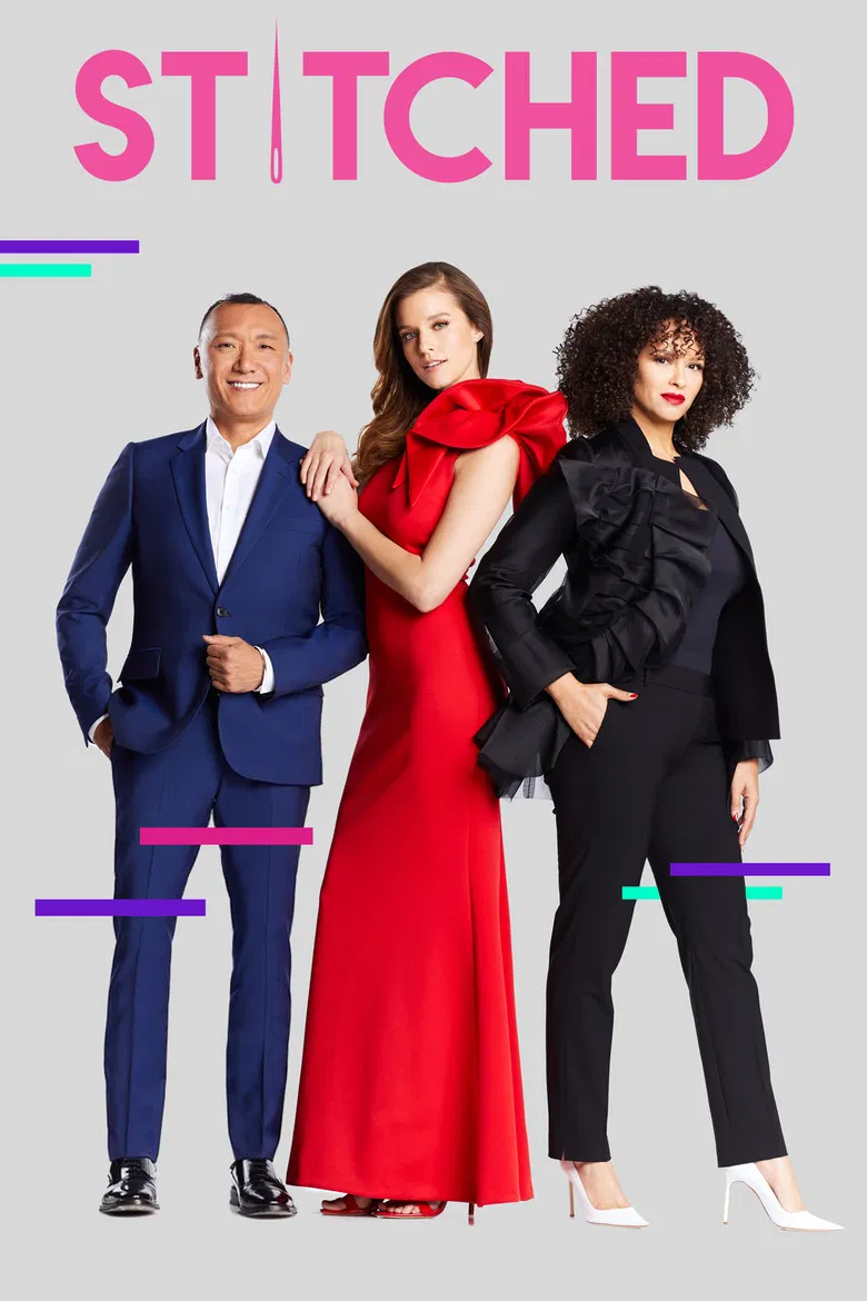 Stitched poster background