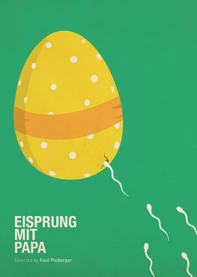 Ovulation with Daddy poster background