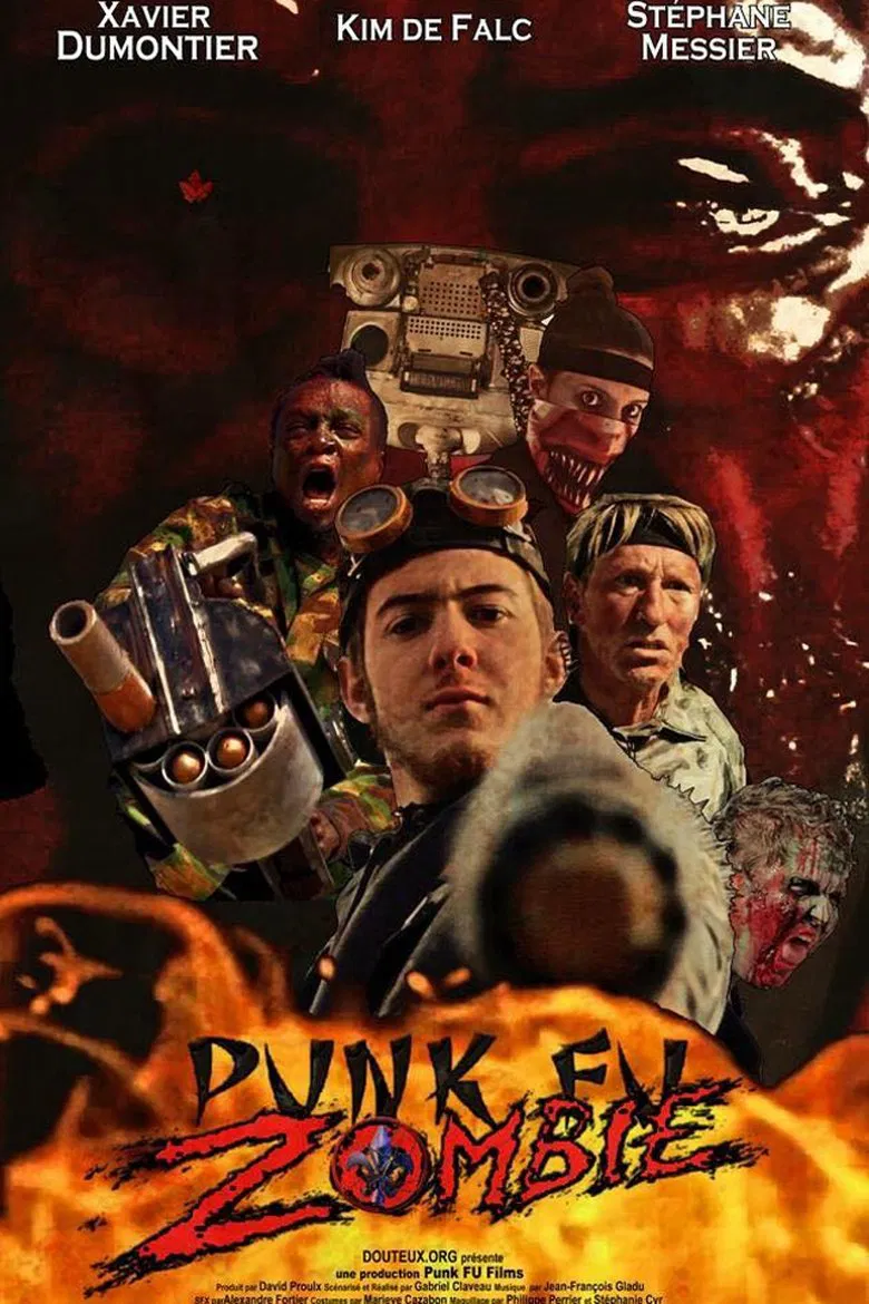 Punk-Fu Zombie poster background