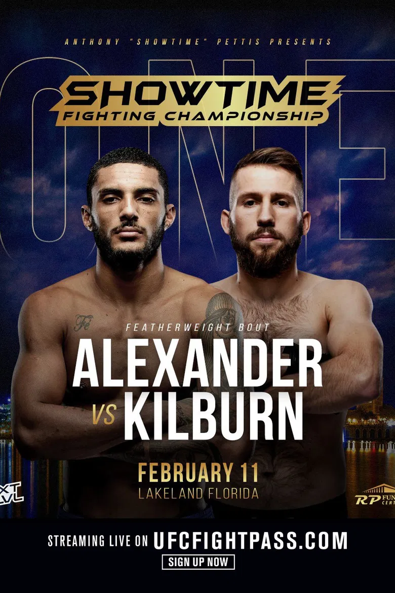 Anthony Pettis FC 1: Alexander vs. Kilburn poster background
