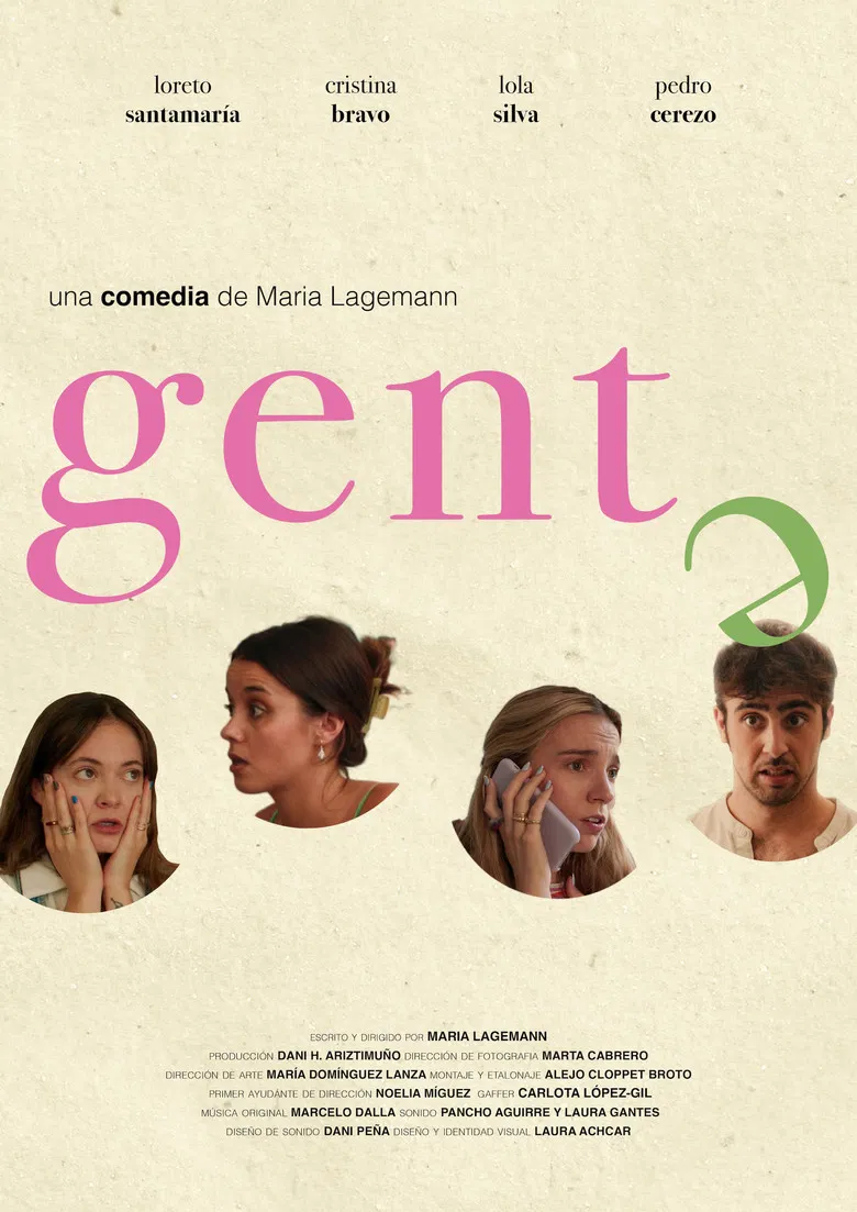 Gente poster background