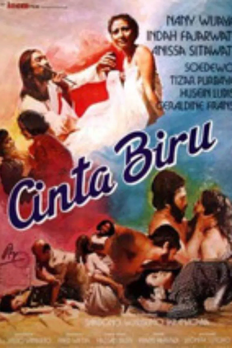 Cinta Biru poster background