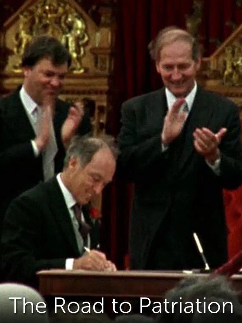 The Road to Patriation poster background