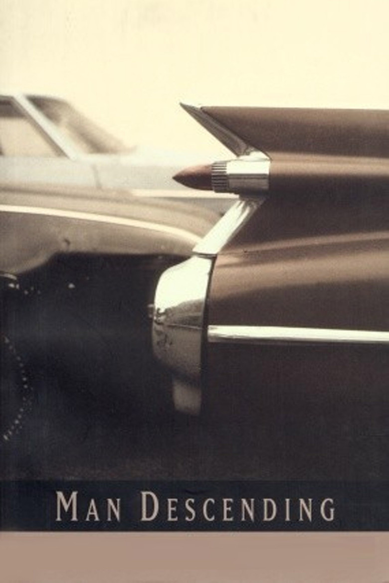Man Descending poster background