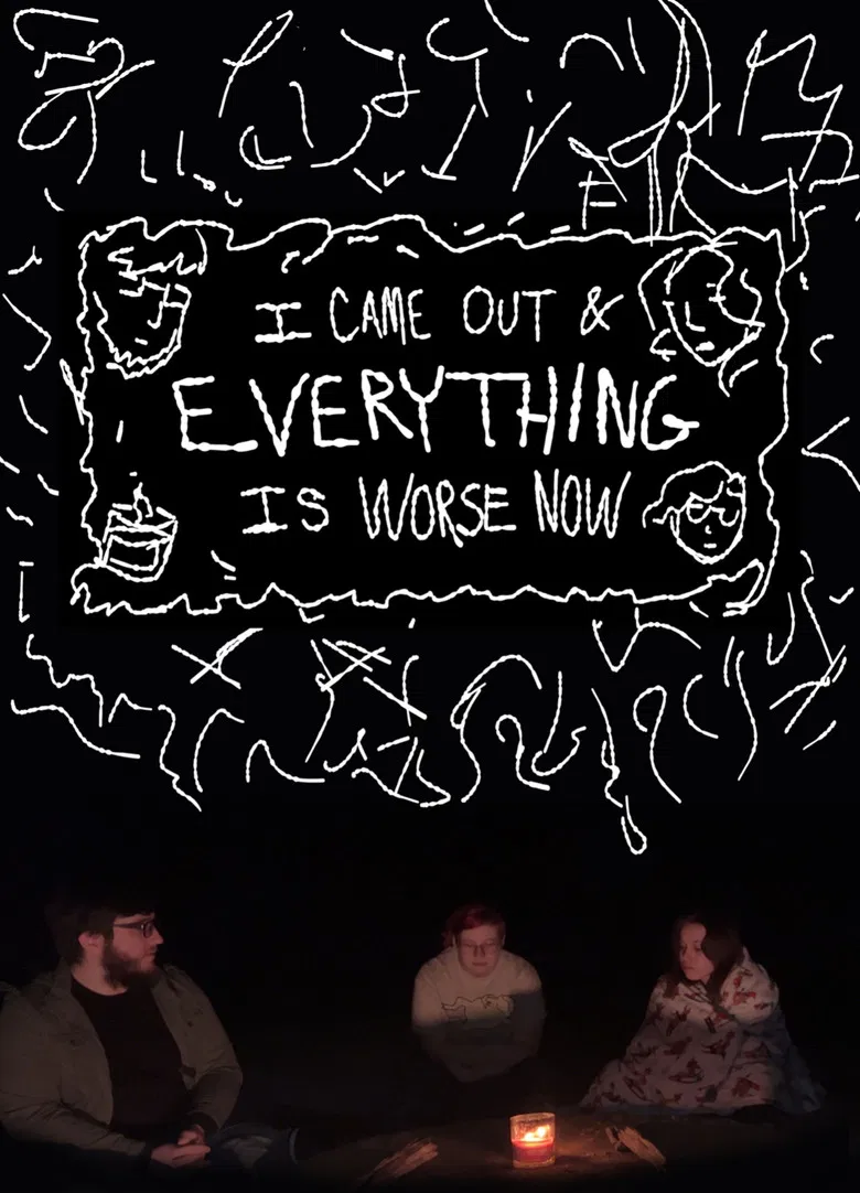 I Came Out & Everything is Worse Now poster background