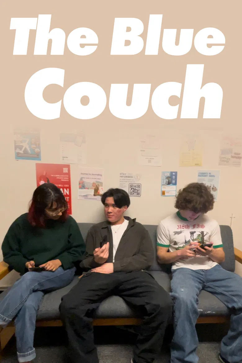 The Blue Couch poster background